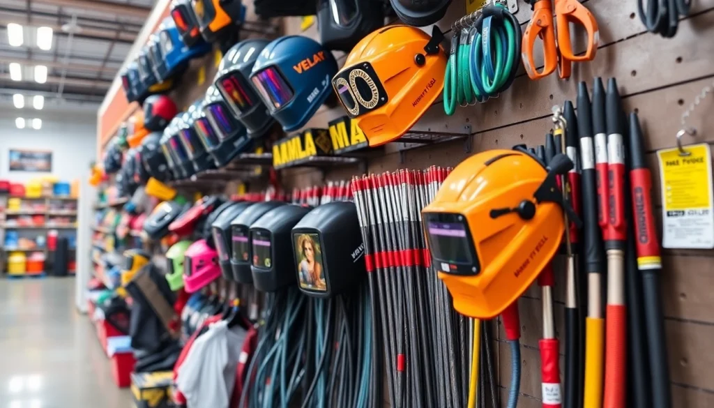 Browse quality welding supplies near me such as helmets and safety gear for your projects.