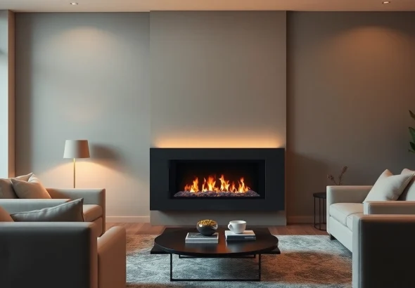 Transform your space with a mesmerizing water vapor electric fireplace that creates secure, flame-like effects.