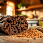 Cinnamon Bark highlighted in a cozy kitchen, showcasing its rich textures and earthy hues.