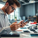 Riparazione veloce e professionale di cellulari a Torino presso un laboratorio moderno.