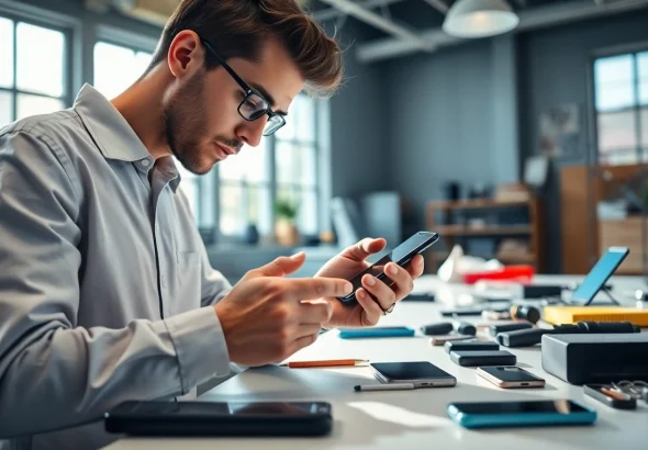 Riparazione veloce e professionale di cellulari a Torino presso un laboratorio moderno.