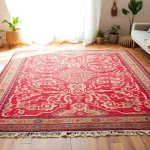 Admire the Zemmour vintage rugs collection, showcasing intricate patterns and vibrant colors.