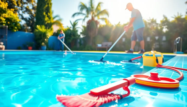 Providing expert pool service near me ensures a sparkling clean swimming experience.