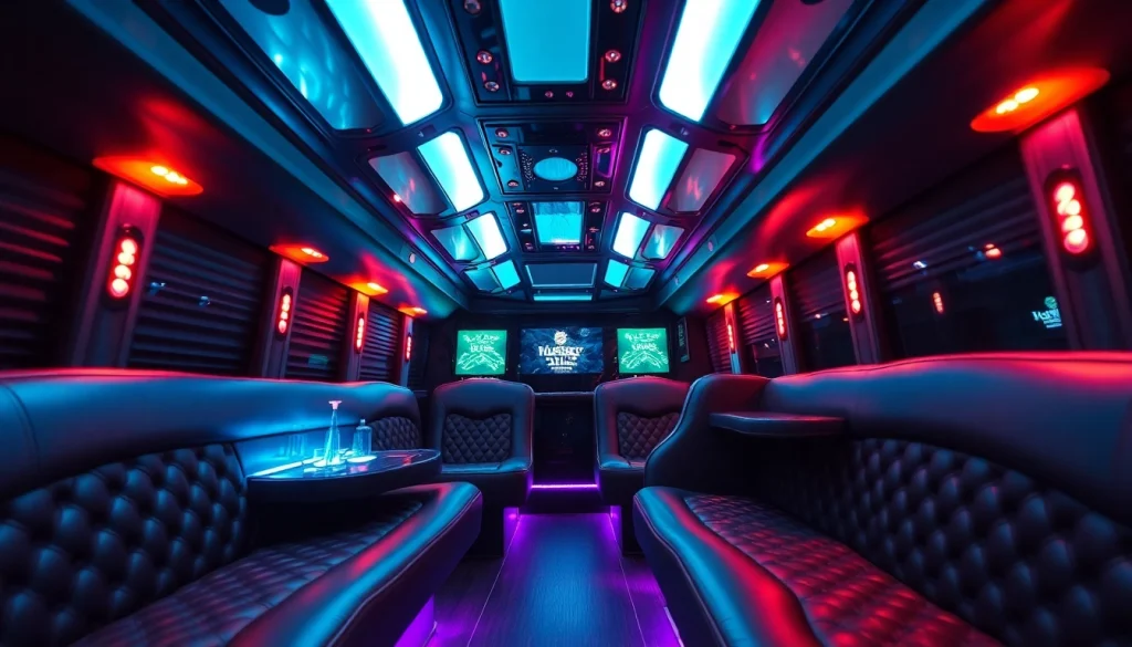 Experience the luxury of an Atlanta party bus with plush interiors and modern amenities for unforgettable events.