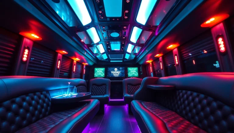 Experience the luxury of an Atlanta party bus with plush interiors and modern amenities for unforgettable events.