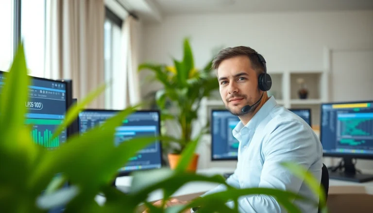 Enhance your residential IT support with a dedicated technician in a modern home office.