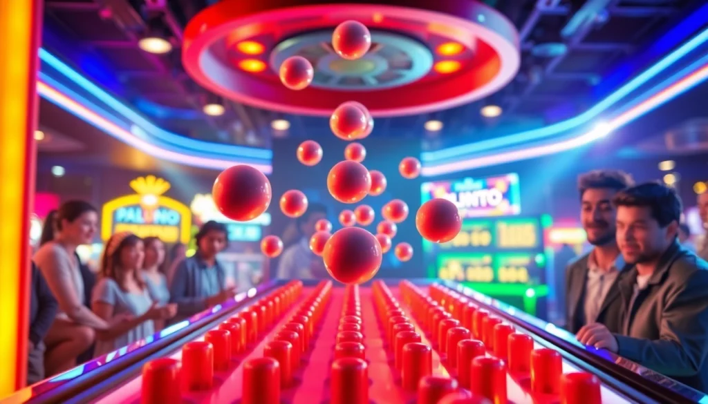 Menangkan permainan plinko indonesia dengan bola jatuh yang menarik dan berwarna-warni.