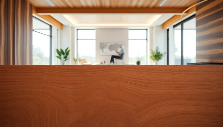 Showcasing elegant furniture veneer wall panels in a modern interior setting.