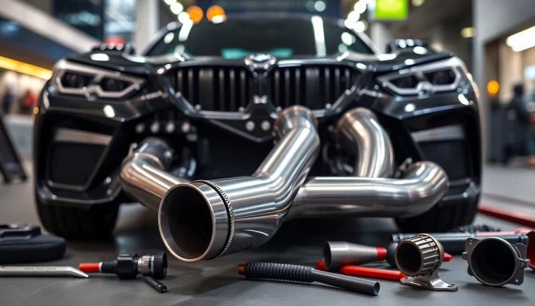 Showcase of f80 catless downpipes highlighting their sleek design and performance aspects.