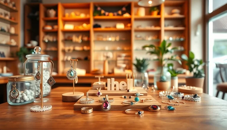 Shop local for unique jewelry near me with beautiful artisan designs showcased in a cozy boutique.